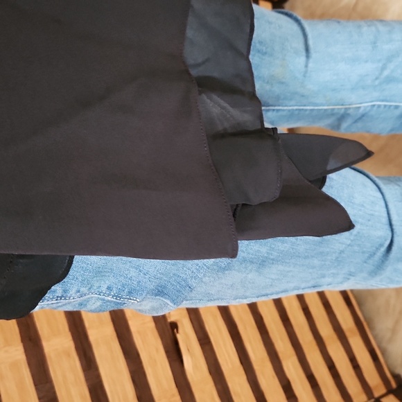 Bcbgmazazria chiffon sequin keyhole top - Picture 11 of 11